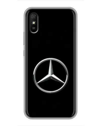 Чехол для Xiaomi Redmi 9A с картинкой «Mercedes классический лого»