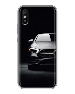Чехол для Xiaomi Redmi 9A с картинкой «Свет фар Mercedes»