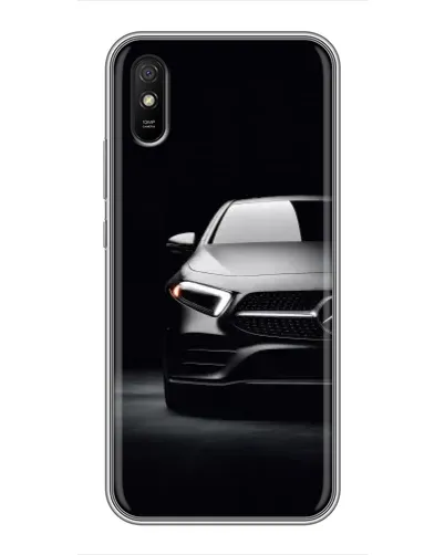 Чехол для Xiaomi Redmi 9A с картинкой «Свет фар Mercedes»