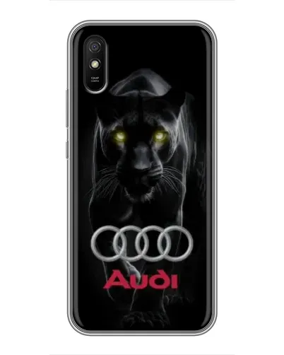 Чехол для Xiaomi Redmi 9A с картинкой «Пантера и Audi» Чехол для Xiaomi Redmi 9A с картинкой «Пантера и Audi»
