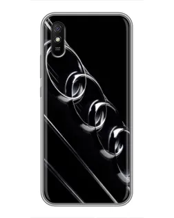 Чехол для Xiaomi Redmi 9A с картинкой «Audi — абстрактные кольца»
