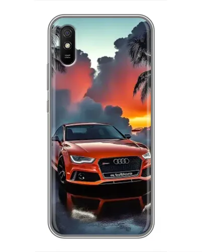 Чехол для Xiaomi Redmi 9A с картинкой «Audi — закат» Чехол для Xiaomi Redmi 9A с картинкой «Audi — закат»