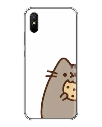 Чехол для Xiaomi Redmi 9A с картинкой «Пушин с печеньем»
