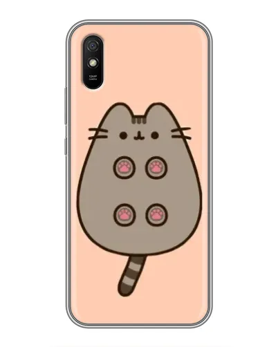 Чехол для Xiaomi Redmi 9A с картинкой «Пушин пузиком кверху»