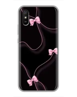 Чехол для Xiaomi Redmi 9A с картинкой «Розовые ленты»