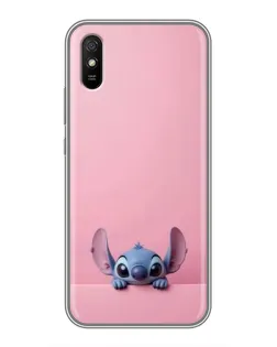 Чехол для Xiaomi Redmi 9A с картинкой «Stitch выглядывает» Чехол для Xiaomi Redmi 9A с картинкой «Stitch выглядывает»