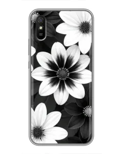 Чохол для Xiaomi Redmi 9A з картинкою «Монохромні айстри» Чохол для Xiaomi Redmi 9A з картинкою «Монохромні айстри»