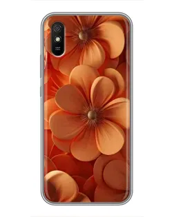 Чохол для Xiaomi Redmi 9A з картинкою «Помаранчева макро квітка» Чохол для Xiaomi Redmi 9A з картинкою «Помаранчева макро квітка»