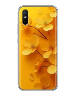 Чохол для Xiaomi Redmi 9A з картинкою «Золоті пелюстки» Чохол для Xiaomi Redmi 9A з картинкою «Золоті пелюстки»