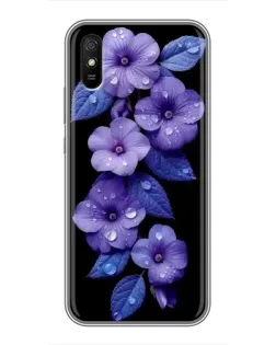 Чехол для Xiaomi Redmi 9A с картинкой «Фиолетовые цветы с росою» Чехол для Xiaomi Redmi 9A с картинкой «Фиолетовые цветы с росою»