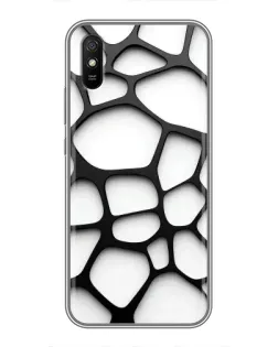 Чехол для Xiaomi Redmi 9A с картинкой «Белая объемная сетка» Чехол для Xiaomi Redmi 9A с картинкой «Белая объемная сетка»