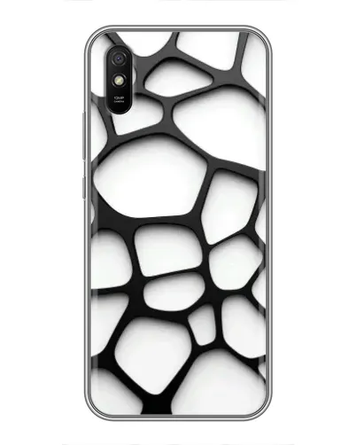 Чехол для Xiaomi Redmi 9A с картинкой «Белая объемная сетка» Чехол для Xiaomi Redmi 9A с картинкой «Белая объемная сетка»