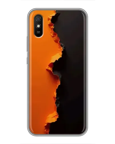 Чехол для Xiaomi Redmi 9A с картинкой «Оранжевый разлом» Чехол для Xiaomi Redmi 9A с картинкой «Оранжевый разлом»