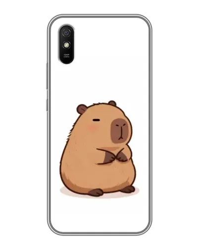 Чехол для Xiaomi Redmi 9A с картинкой «Толстенькая капибара»