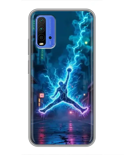 Чохол для Xiaomi Redmi 9T з картинкою «Jordan Gold Jumpman»