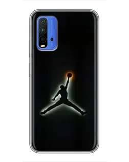 Чохол для Xiaomi Redmi 9T з картинкою «Jordan Gradient Logo»