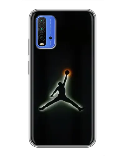 Чохол для Xiaomi Redmi 9T з картинкою «Jordan Gradient Logo»