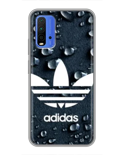 Чохол для Xiaomi Redmi 9T з картинкою «Adidas Trefoil Blue»