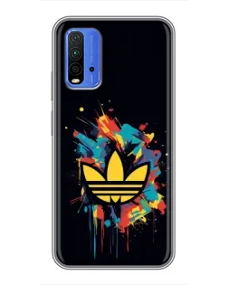 Чохол для Xiaomi Redmi 9T з картинкою «Adidas Splash»