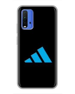 Чохол для Xiaomi Redmi 9T з картинкою «Adidas Cyan Logo»
