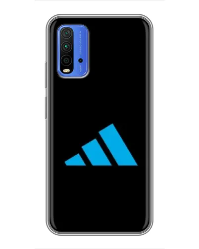 Чохол для Xiaomi Redmi 9T з картинкою «Adidas Cyan Logo»