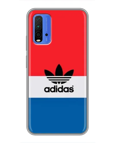 Чохол для Xiaomi Redmi 9T з картинкою «Ретро блоки Adidas»
