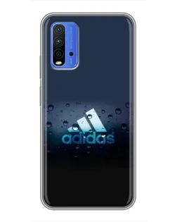 Чохол для Xiaomi Redmi 9T з картинкою «Adidas Water Drops»