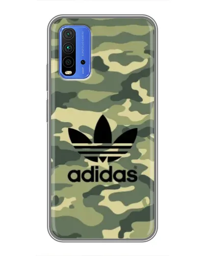 Чохол для Xiaomi Redmi 9T з картинкою «Мілітарі стиль Adidas»