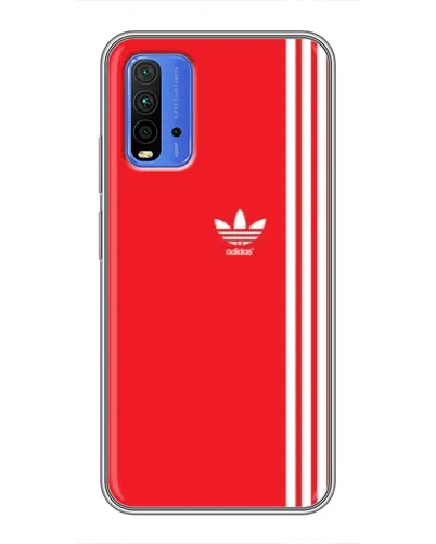 Чохол для Xiaomi Redmi 9T з картинкою «Червоний мінімалізм Adidas»