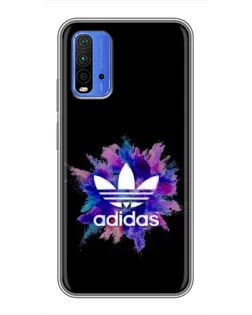 Чохол для Xiaomi Redmi 9T з картинкою «Вибух фарб Adidas»