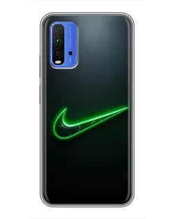 Чохол для Xiaomi Redmi 9T з картинкою «Неоновий контур Nike» Чохол для Xiaomi Redmi 9T з картинкою «Неоновий контур Nike»