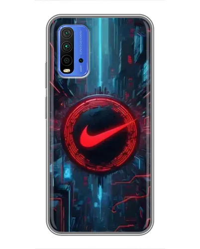 Чохол для Xiaomi Redmi 9T з картинкою «Техногенний стиль Nike»