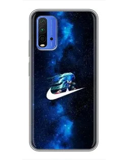 Чохол для Xiaomi Redmi 9T з картинкою «Зірковий шлях Nike»