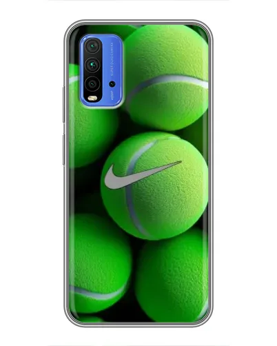 Чохол для Xiaomi Redmi 9T з картинкою «Тенісні м'ячі Найк»