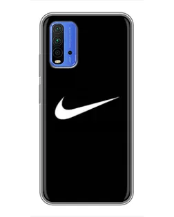 Чехол для Xiaomi Redmi 9T с картинкой «Минималистический Найк»