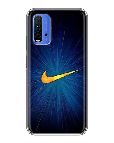 Чехол для Xiaomi Redmi 9T с картинкой «Синий пульс Nike» Чехол для Xiaomi Redmi 9T с картинкой «Синий пульс Nike»
