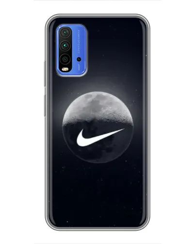 Чохол для Xiaomi Redmi 9T з картинкою «Nike у стилі графіті»