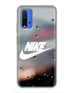 Чехол для Xiaomi Redmi 9T с картинкой «Nike в стиле ретро»