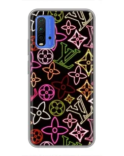 Чохол для Xiaomi Redmi 9T з картинкою «Неоновий мікс Nike» Чохол для Xiaomi Redmi 9T з картинкою «Неоновий мікс Nike»