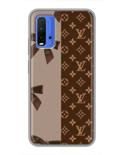 Чохол для Xiaomi Redmi 9T з картинкою «Louis Vuitton — банти»