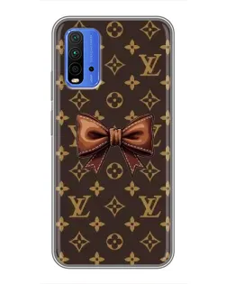 Чохол для Xiaomi Redmi 9T з картинкою «LV з бантом»