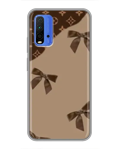 Чохол для Xiaomi Redmi 9T з картинкою «LV — кавовий атлас»