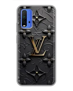 Чохол для Xiaomi Redmi 9T з картинкою «Шкіряна текстура LV»