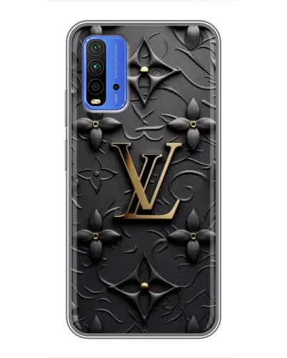 Чохол для Xiaomi Redmi 9T з картинкою «Шкіряна текстура LV»