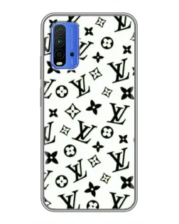 Чохол для Xiaomi Redmi 9T з картинкою «Монохромний хаос LV»