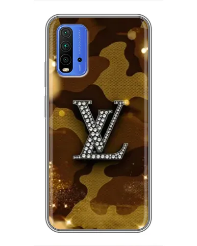 Чохол для Xiaomi Redmi 9T з картинкою «Камуфляжний Louis Vuitton»