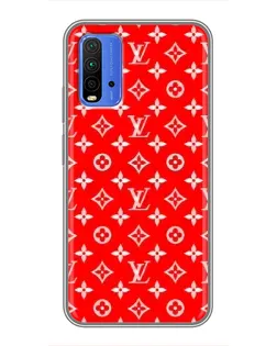 Чохол для Xiaomi Redmi 9T з картинкою «Яскравий паттерн LV»