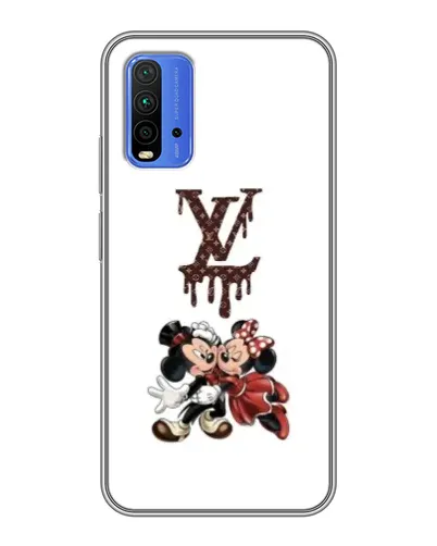 Чохол для Xiaomi Redmi 9T з картинкою «LV та Міккі Маус»