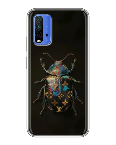 Чохол для Xiaomi Redmi 9T з картинкою «LV — мармуровий принт»
