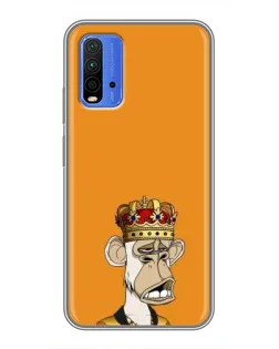 Чохол для Xiaomi Redmi 9T з картинкою «Золота мавпа Bored Ape» Чохол для Xiaomi Redmi 9T з картинкою «Золота мавпа Bored Ape»